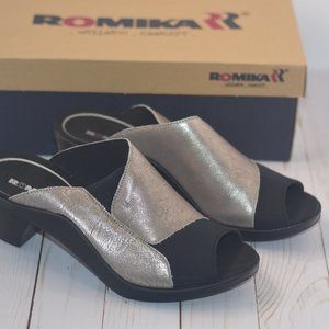 Romika Mokassetta Sandals Size 39 Euro, 8 US